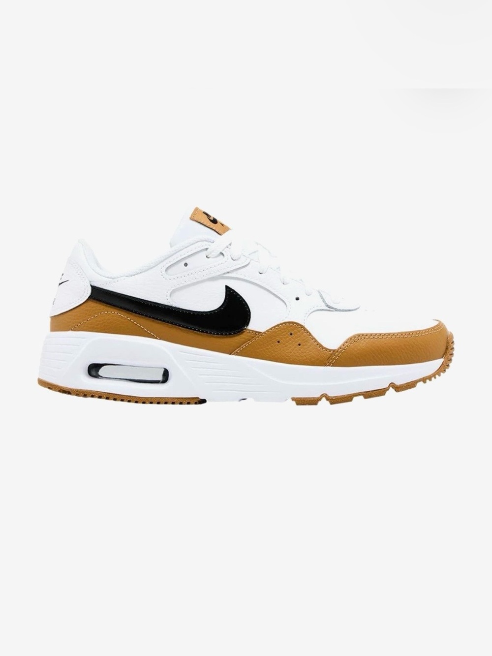 AIR MAX SC LEATHER 'WHITE WHEAT BLACK' size 10